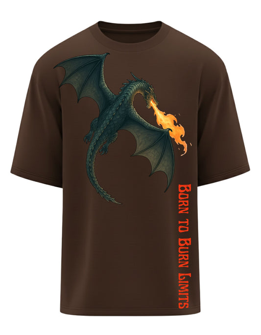 Dragon Oversized T-Shirt - Born to Burn Limits