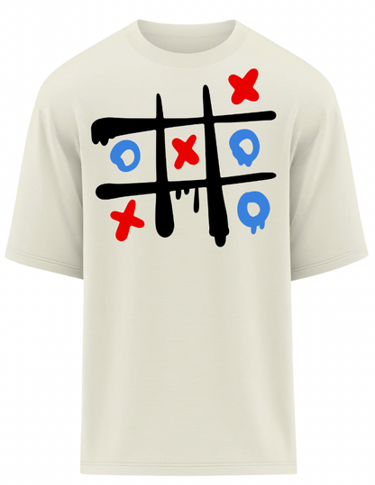 Tic-Tac-Toe Oversized T-Shirt
