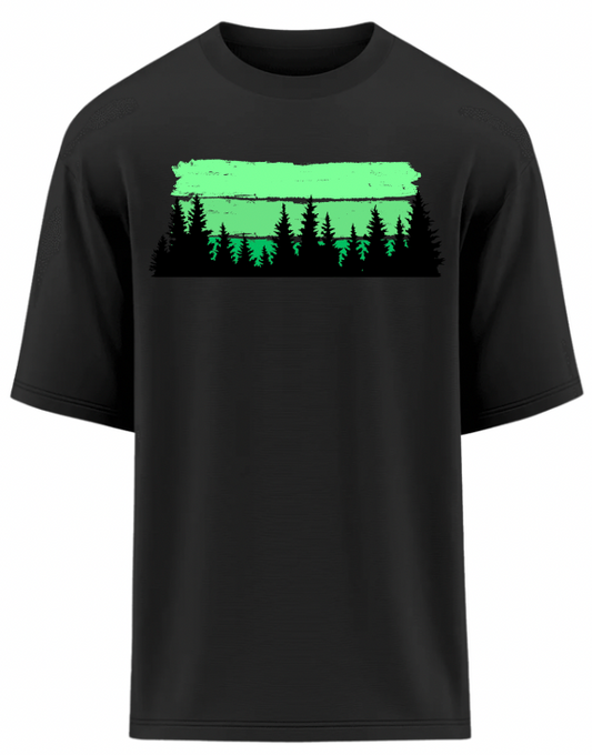 Forest Silhouette Oversized T-Shirt