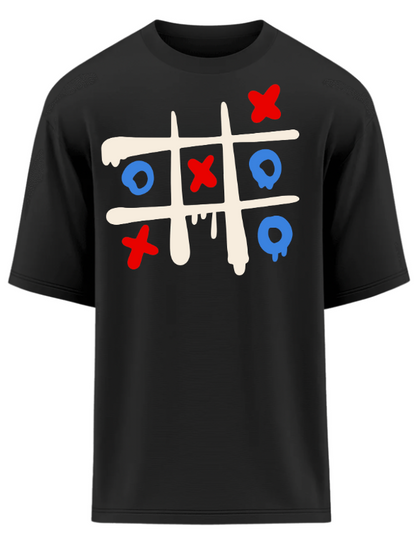 Tic-Tac-Toe Oversized T-Shirt