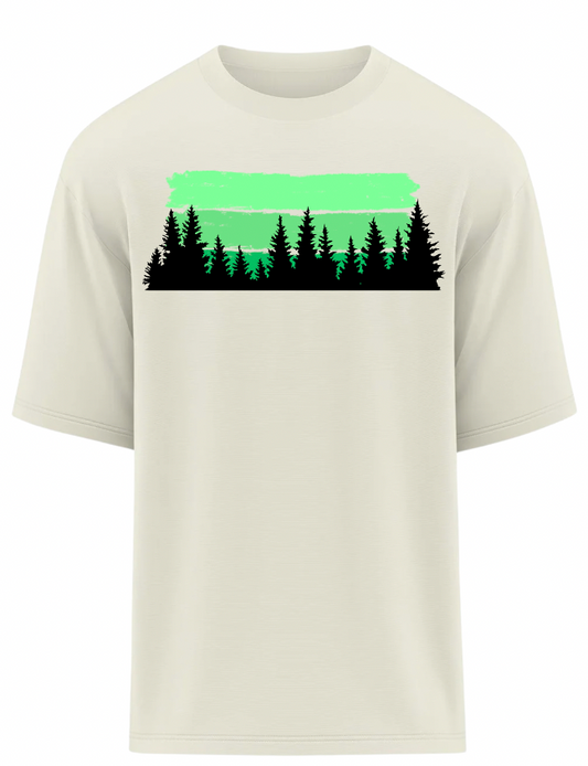 Forest Silhouette Oversized T-Shirt
